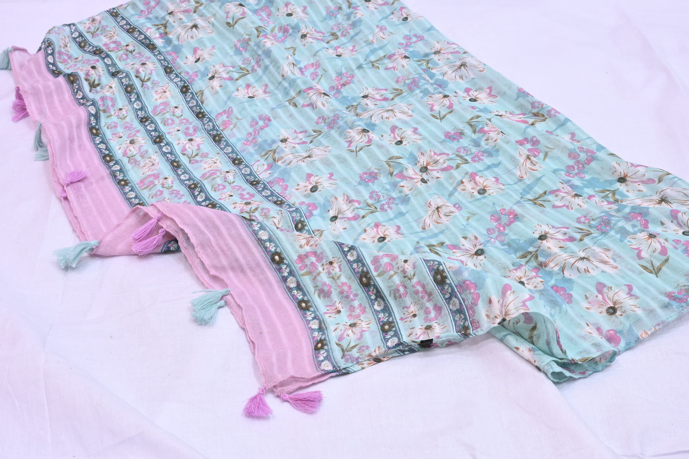 GulBahar  Lawn  Hijab _Baby Green