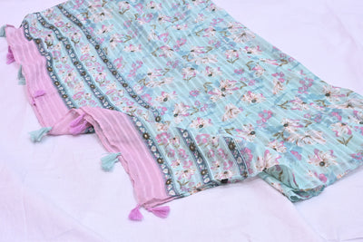 GulBahar  Lawn  Hijab _Baby Green