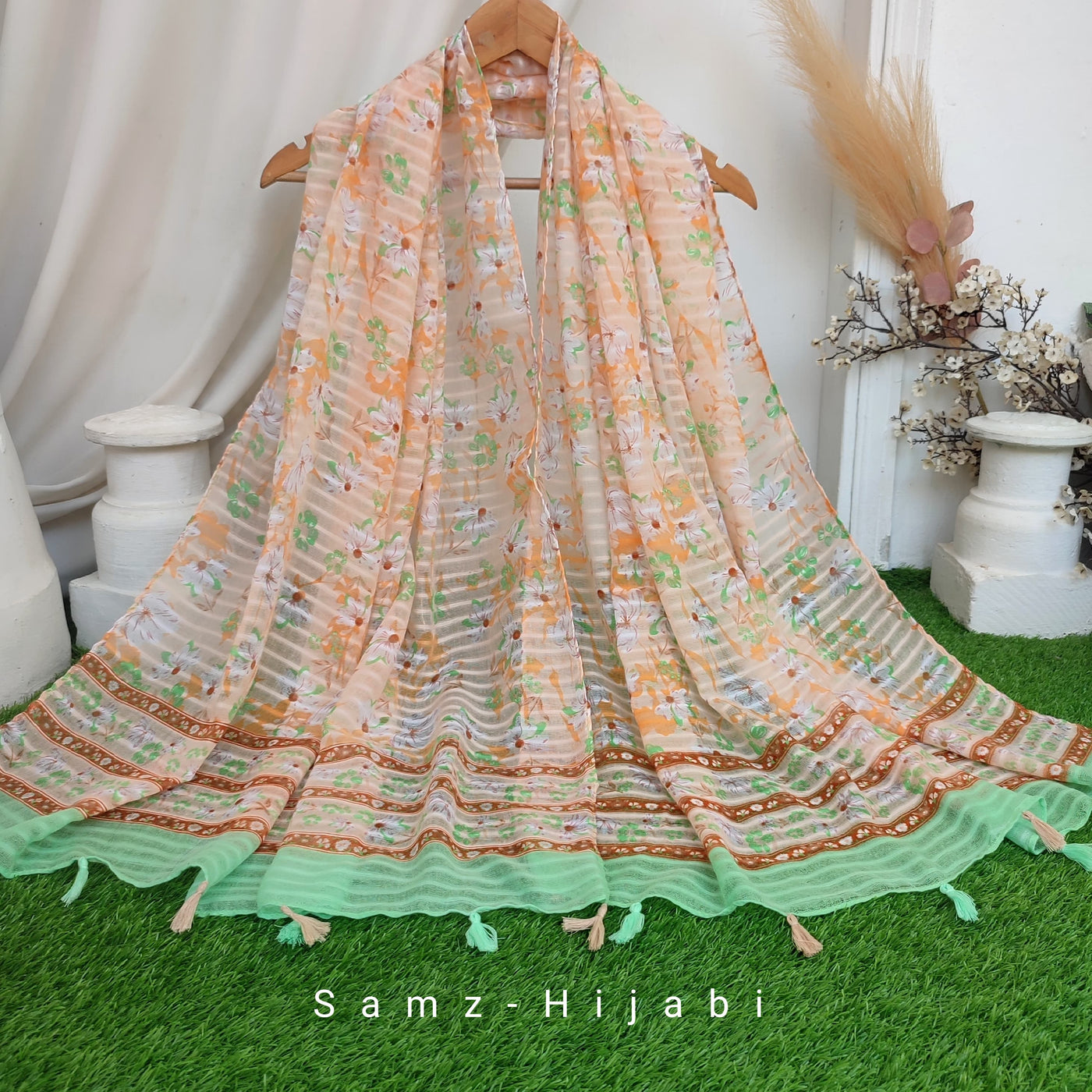 GulBahar Lawn Hijab _Green